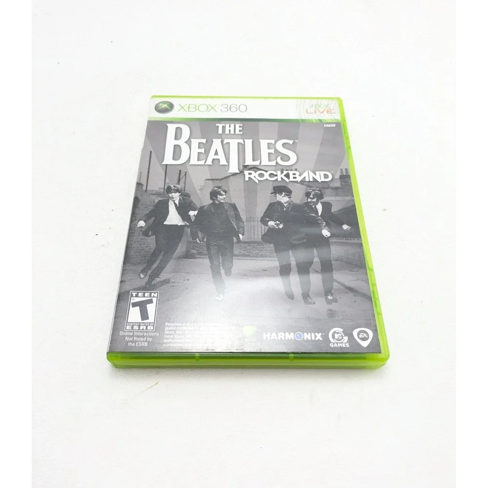 Rock Band The Beatles Harmonix Xbox 360 Video Game With Manual Original Case